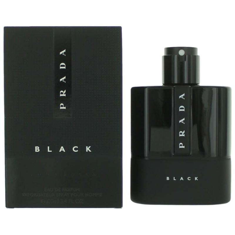 Prada Luna Rossa Black By Prada, 3.4 Oz Eau De Parfum Spray For Men