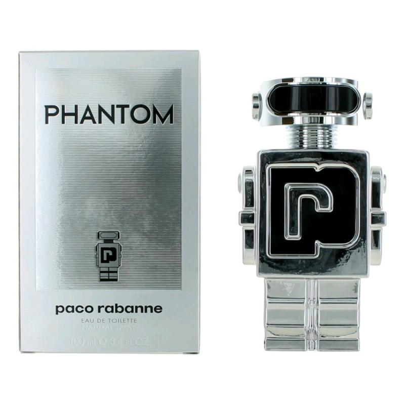 Phantom By Paco Rabanne, 3.4 Oz Eau De Toilette Spray For Men