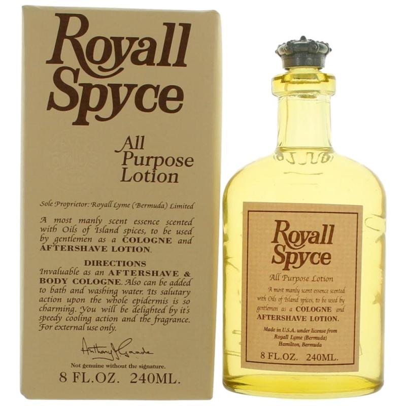 Royall Spyce By Royall Fragrances, 8 Oz All Purpose Lotion For Men