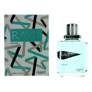 Rave By Sapil, 3.4 Oz Eau De Toilette Spray For Men