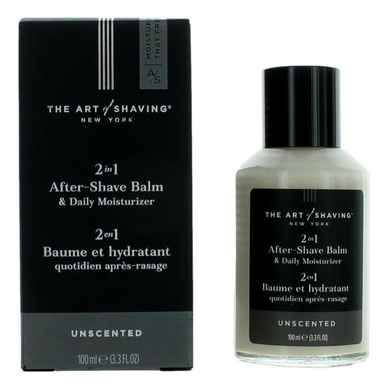 The Art Of Shaving Unscented By The Art Of Shaving, 3.3 Oz 2-In-1 After Shave Balm &amp; Daily Moisturizer For Men