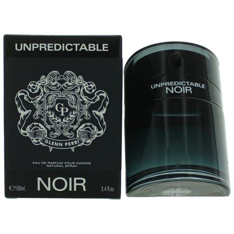 Unpredictable Noir Pour Homme By Glenn Perri, 3.4 Oz Eau De Parfum Spray For Men