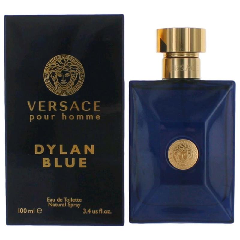 Versace Pour Homme Dylan Blue By Versace, 3.4 Oz Eau De Toilette Spray For Men