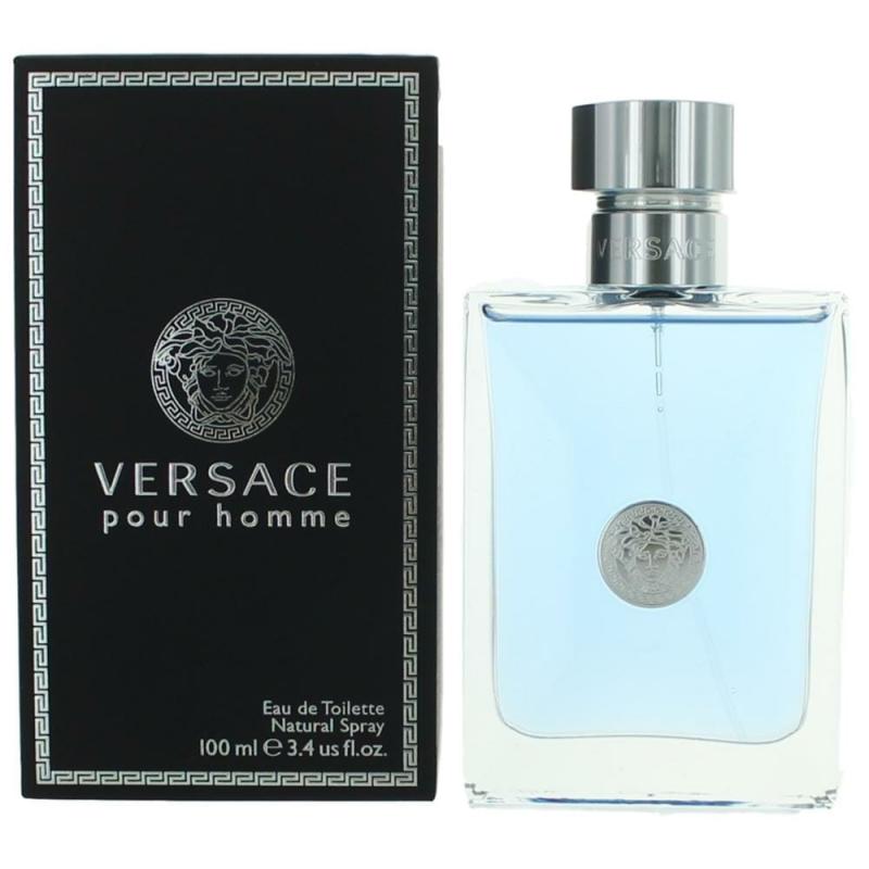 Versace Pour Homme By Versace, 3.4 Oz Eau De Toilette Spray For Men