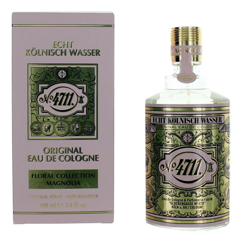 4711 Floral Collection Magnolia By 4711, 3.4 Oz Eau De Cologne Spray For Unisex