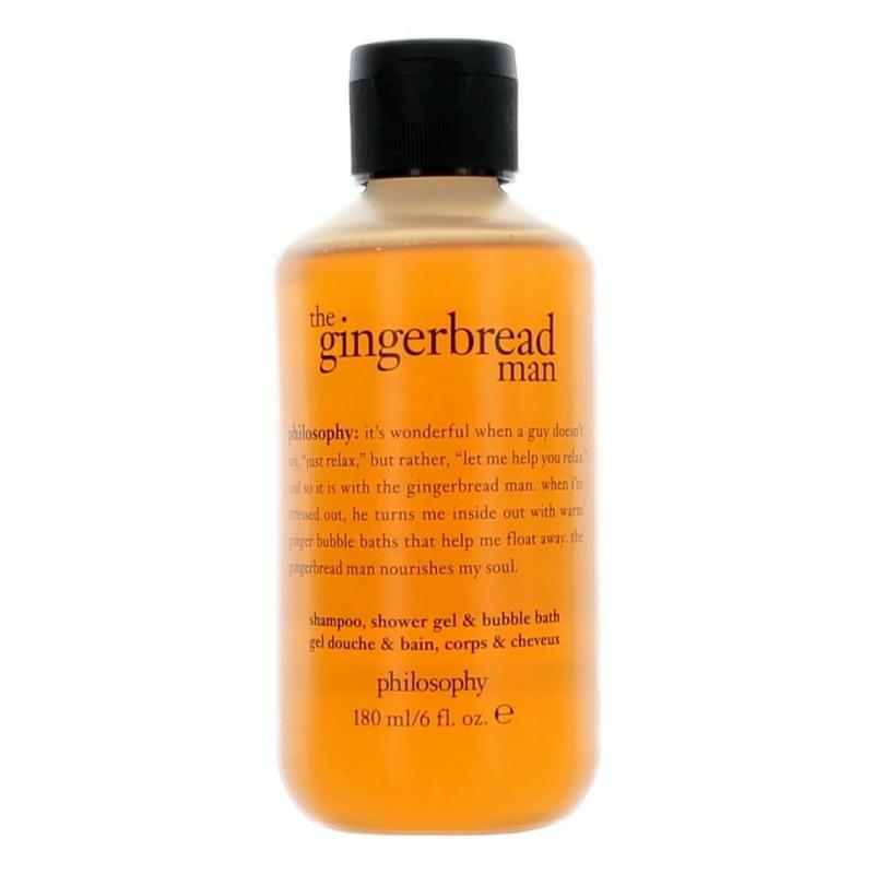 The Gingerbead Man By Philosophy, 6 Oz Shampoo, Shower Gel &amp; Bubble Bath For Unisex