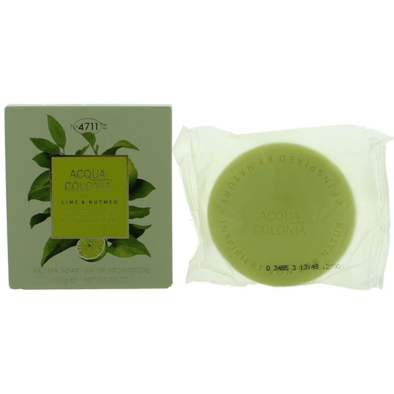 Acqua Colonia Lime &amp; Nutmeg By 4711, 3.5 Oz Soap For Unisex