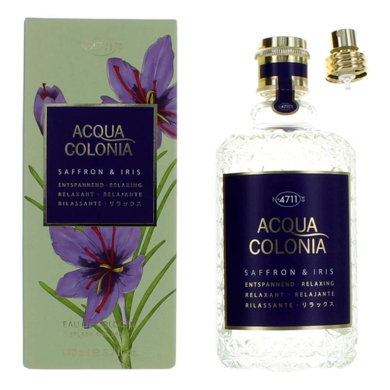 Acqua Colonia Saffron &amp; Iris By 4711, 5.7 Oz Eau De Cologne Spray For Women