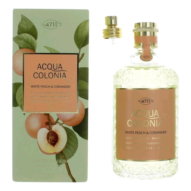 Acqua Colonia White Peach &amp; Corriander By 4711, 5.7 Oz Eau De Cologne Spray For Women
