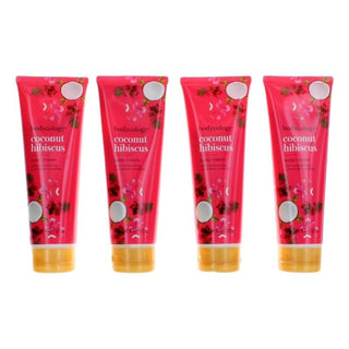 Coconut Hibiscus By Bodycology, 4 Pack 8 Oz Moisturizing Body Cream For Women
