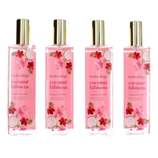 Coconut Hibiscus By Bodycology, 4 Pack 8 Oz Fragrance Mist For Women