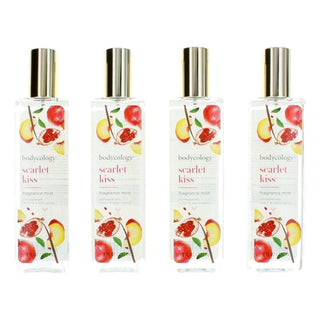 Scarlet Kiss By Bodycology, 4 Pack 8 Oz Fragrance Mist For Women