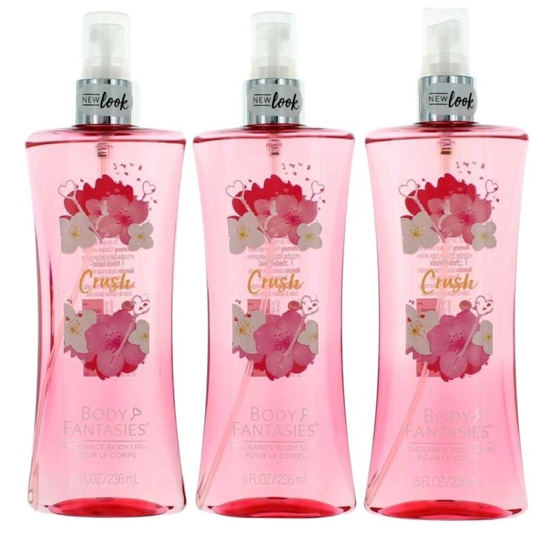 Sweet Crush By Body Fantasies, 3 Pack 8 Oz Fragrance Body Spray For Women
