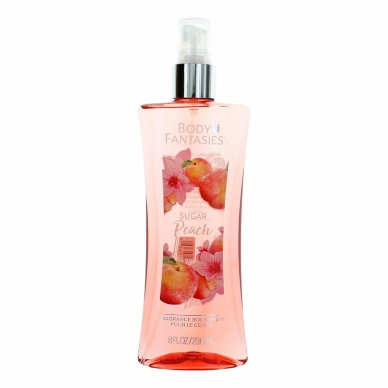Sugar Peach By Body Fantasies, 8 Oz Fragrance Body Spray For Women