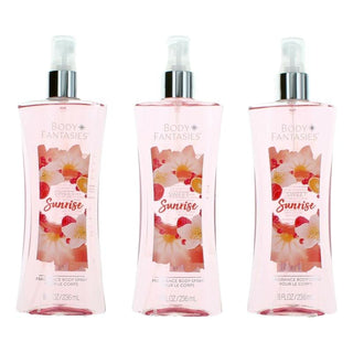 Sweet Sunrise Fantasy By Body Fantasies, 3 Pack 8 Oz Fragrance Body Spray For Women