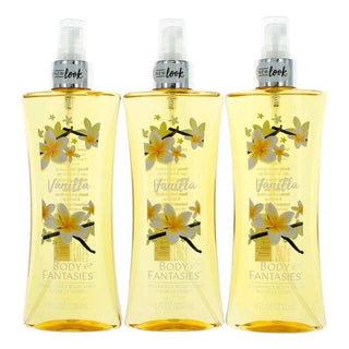 Vanilla By Body Fantasies, 3 Pack 8 Oz Fragrance Body Spray For Women