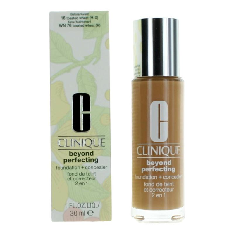 Clinique Beyond Perfecting By Clinique, 1 Oz Foundation + Concealer - Wn 76 Toasted Wheat
