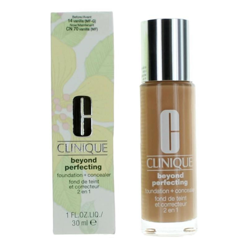 Clinique Beyond Perfecting By Clinique, 1 Oz Foundation + Concealer - Cn 70 Vanilla