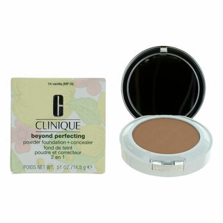 Clinique Beyond Perfecting By Clinique, .51 Oz Powder Foundation + Concealer - 14 Vanilla
