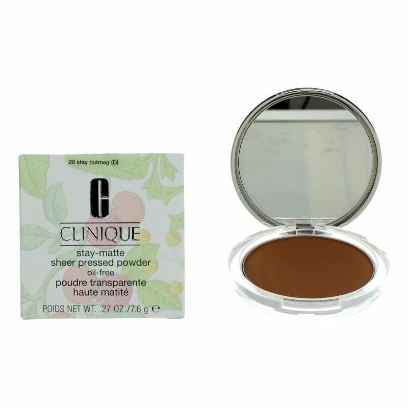 Clinique Stay-Matte By Clinique, .27 Oz Sheer Pressed Powder - 20 Stay Nutmeg