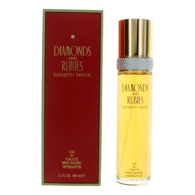 Diamonds &amp; Rubies By Elizabeth Taylor, 3.3 Oz Eau De Toilette Spray For Women