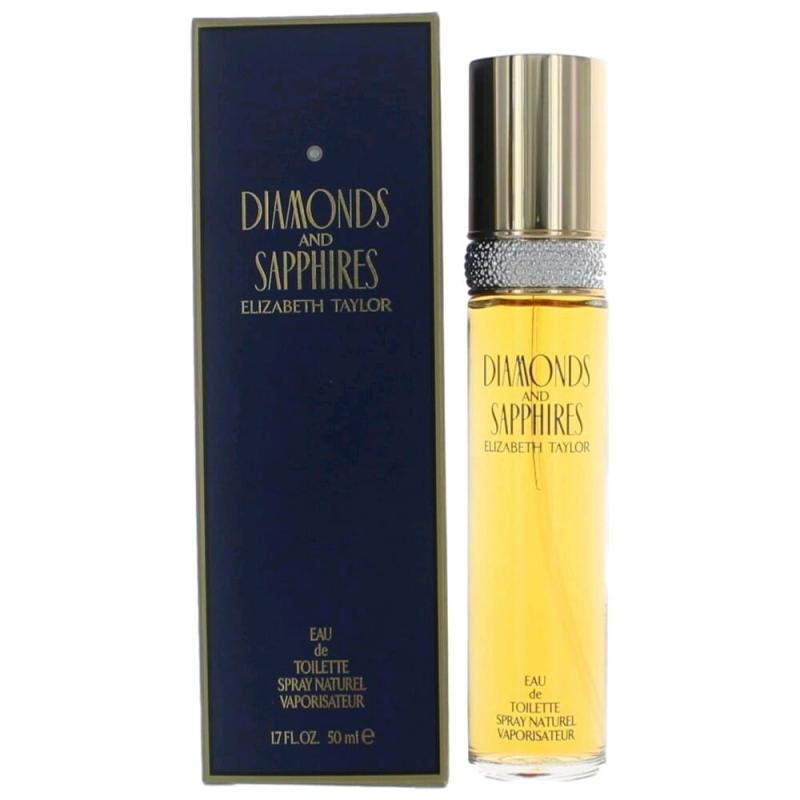 Diamonds &amp; Sapphires By Elizabeth Taylor, 1.7 Oz Eau De Toilette Spray For Women