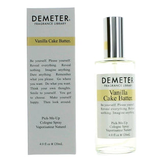 Vanilla Cake Batter By Demeter, 4 Oz Cologne Spray For Women