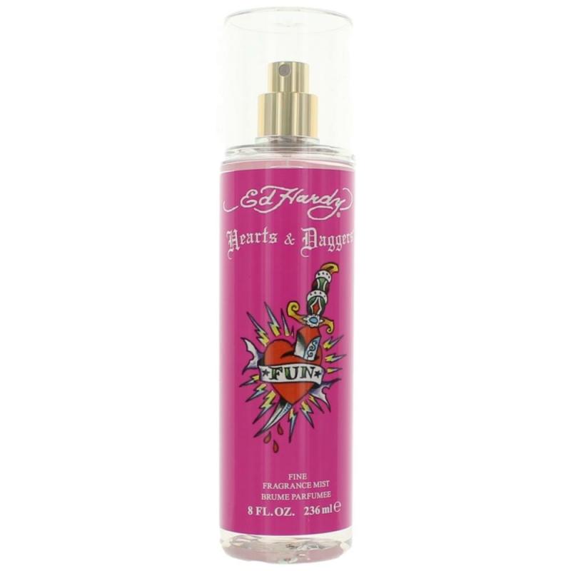 Ed Hardy Hearts &amp; Daggers By Christian Audigier, 8 Oz Fine Fragrance Mist For Women