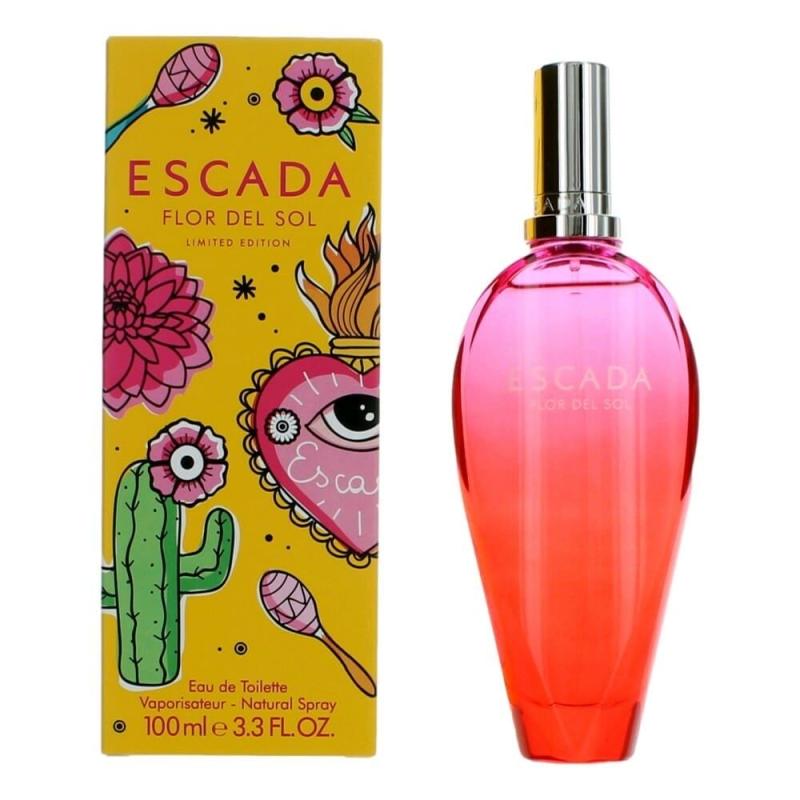 Flor Del Sol By Escada, 3.3 Oz Eau De Toilette Spray For Women