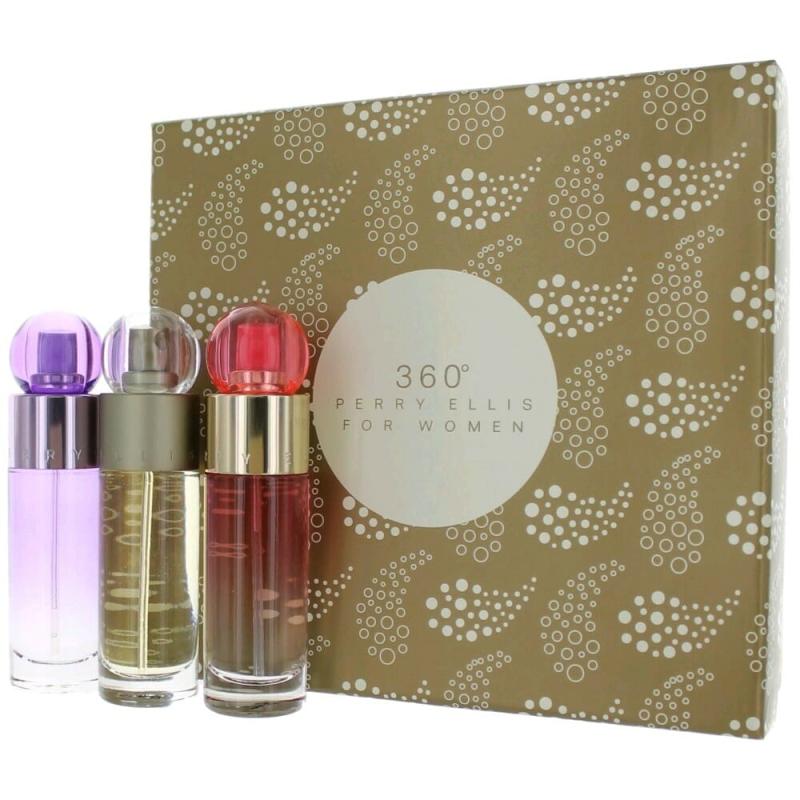 Perry Ellis 360 By Perry Ellis, 3 Piece Variety Set For Women