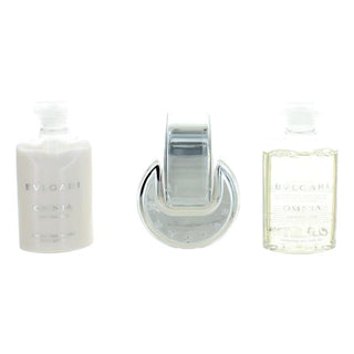 Omnia Crystalline By Bvlgari, 3 Piece Gift Set For Women