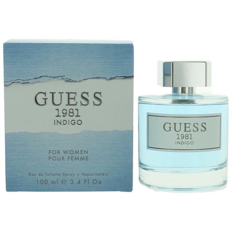 Guess 1981 Indigo By Guess, 3.4 Oz Eau De Toilette Spray For Women