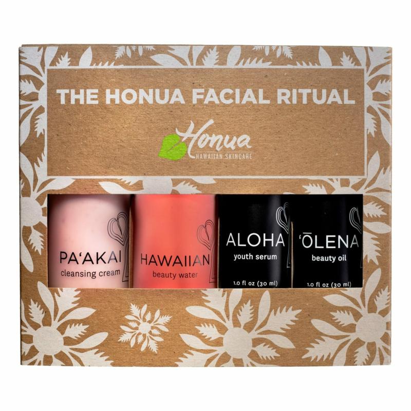 Honua Faical Ritual By Honua, 4 Piece Skin Care Set