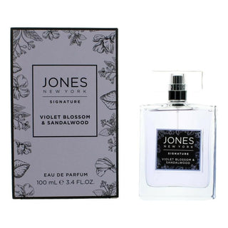 Violet Blossom &amp; Sandalwood By Jones New York, 3.4 Oz Eau De Parfum Spray For Women