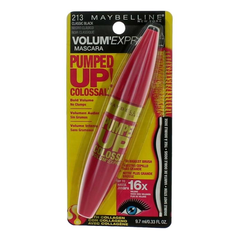 Maybelline Pumped Up Colossal Volum' Express By Maybelline. .33 Oz Mascara - 213 Classic Black