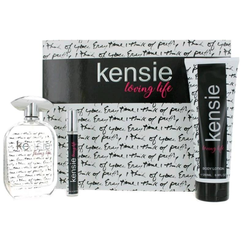 Kensie Loving Life By Kensie, 3 Piece Gift Set For Women