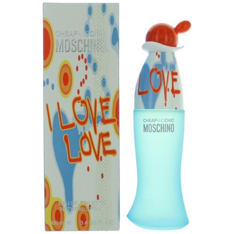 I Love Love Cheap &amp; Chic By Moschino, 3.4 Oz Eau De Toilette Spray For Women