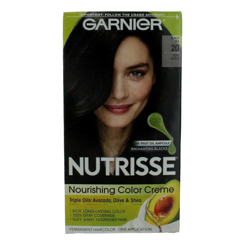 Garnier Hair Color Nutrisse Coloring Creme By Garnier, Hair Color - Black Tea 20