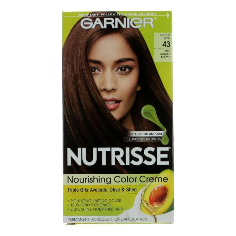 Garnier Hair Color Nutrisse Coloring Creme By Garnier, Hair Color - Cocoa Bean 43