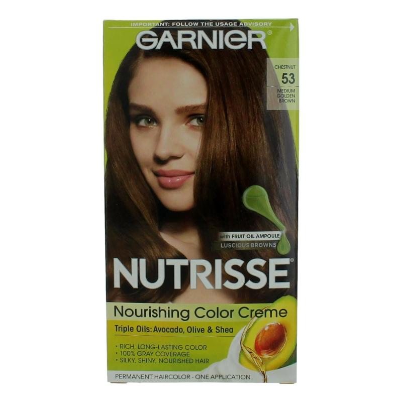 Garnier Hair Color Nutrisse Coloring Creme By Garnier, Hair Color - Chestnut 53