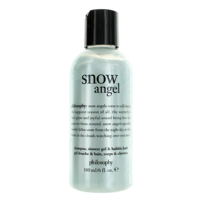 Snow Angel By Philosophy, 6 Oz Shampoo, Shower Gel, And Bubble Bath For Women