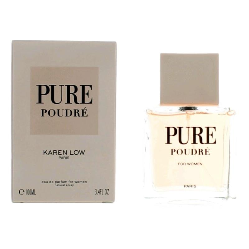 Pure Poudre By Karen Low, 3.4 Oz Eau De Parfum Spray For Women
