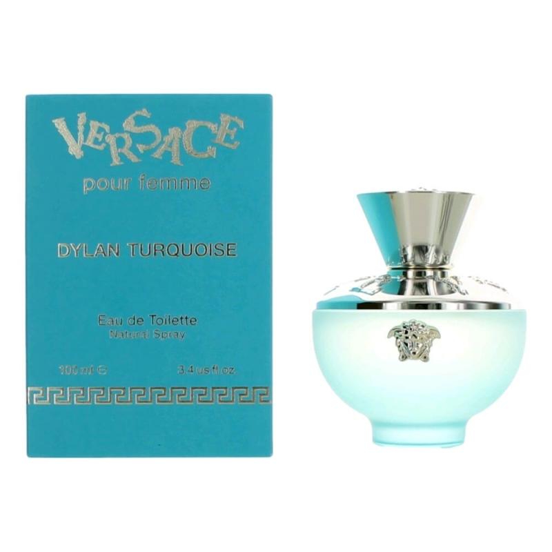 Versace Dylan Turquoise By Versace, 3.4 Oz Eau De Toilette Spray For Women