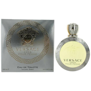 Eros Pour Femme By Versace, 3.4 Oz Eau De Toilette Spray For Women