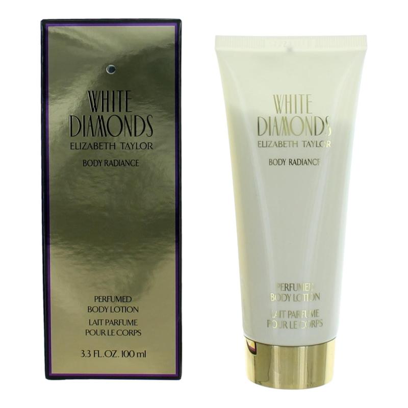 White Diamonds By Elizabeth Taylor, 3.3 Oz Perfumed Body Lotion For Women