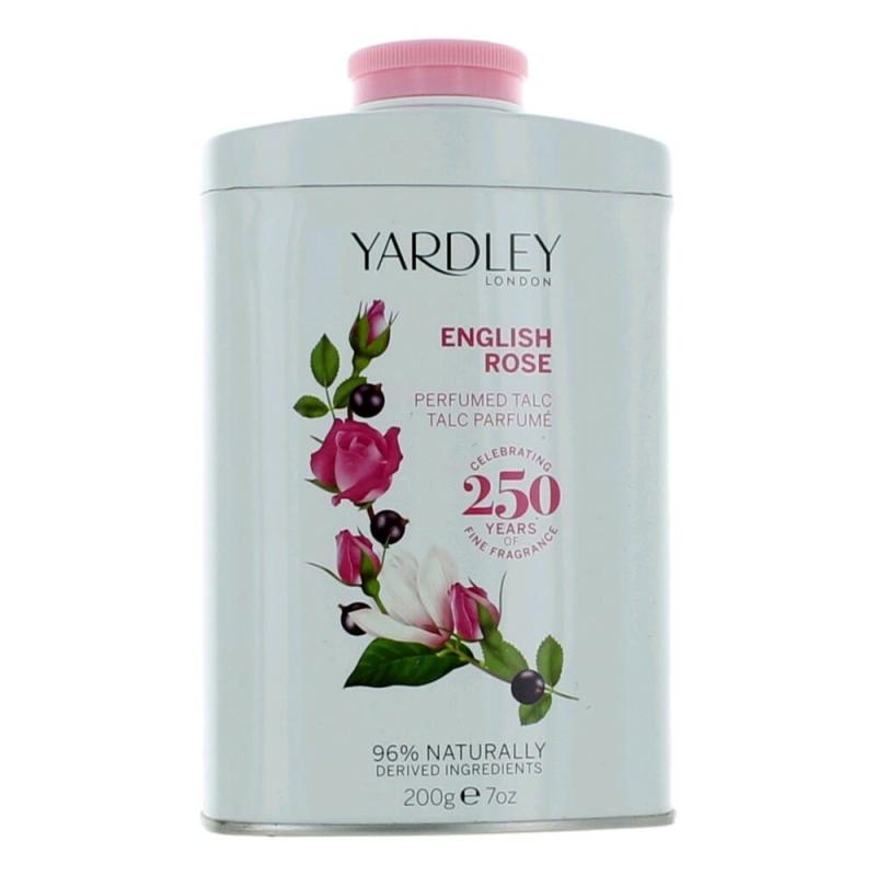 Yardley English Rose By Yardley Of London, 7 Oz Perfumed Talc For Women