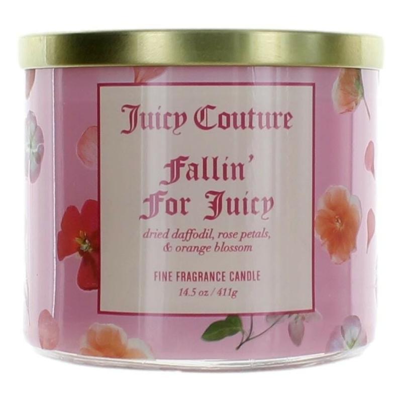 Juicy Couture 14.5 Oz Soy Wax Blend 3 Wick Candle - Fallin' For Juicy