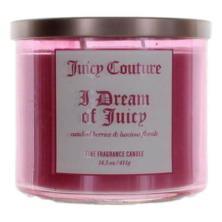 Juicy Couture 14.5 Oz Soy Wax Blend 3 Wick Candle - I Dream Of Juicy