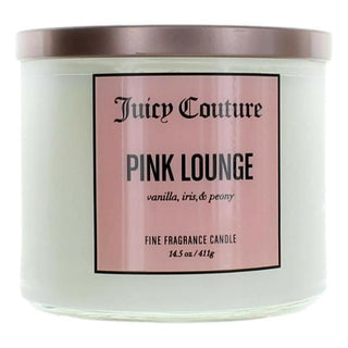 Juicy Couture 14.5 Oz Soy Wax Blend 3 Wick Candle - Pink Lounge