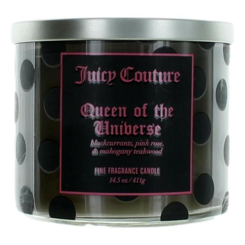 Juicy Couture 14.5 Oz Soy Wax Blend 3 Wick Candle - Queen Of The Universe